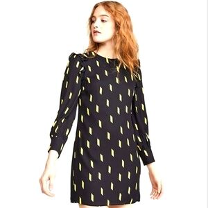 Alice + Olivia Beatrix Puff-Sleeve Shift Women's Dress